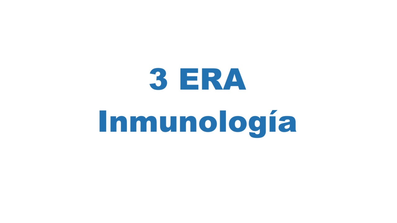 Curso 3 ERA Inmunología
